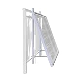 Balkonkraftwerk Halterung 4 Stück für 2 Module Befestigung Solarmodul Balkonkraftwerk Halterung Balkon Einstellbarer Winkel Solarmodule Photovoltaik Aufständerung Montageset für Balkon Flachdach