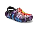 Crocs Classic Solar Regenbogen-Clogs, Regenbogen, 36/37 EU