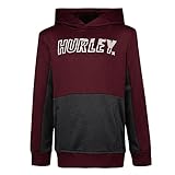 Hurley Boys' Solar Pullover Hoodie, Beetroot, 6