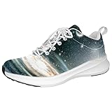 Planets Solar System Personalisierte Sneakers Leichte Wanderschuhe Laufen Athletic Freizeit Sneakers, Mehrfarbig